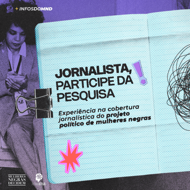 Read more about the article MND lança pesquisa sobre experiência na cobertura jornalística do projeto político de mulheres negras
